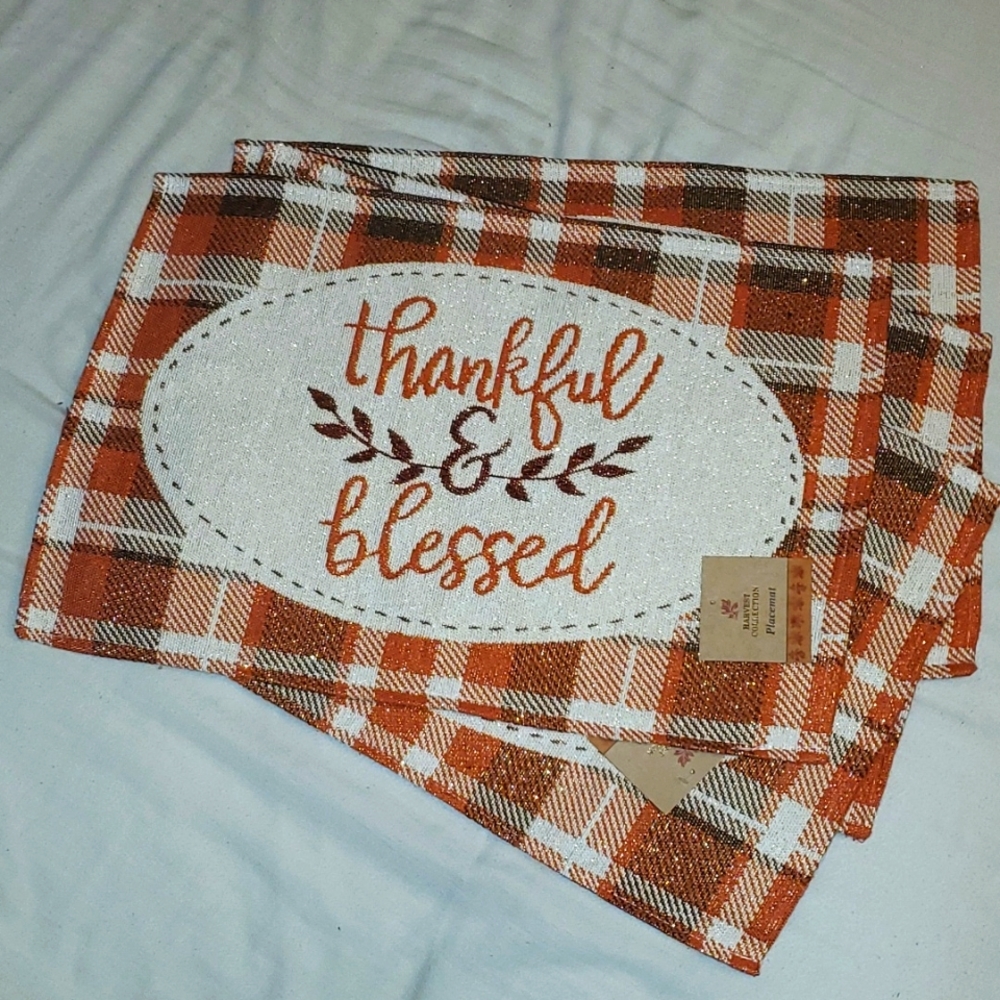 Fall Tapestry Placemats Set of 4